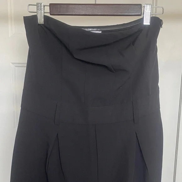 Ardene Black Strapless High-Waist Wide Leg Jumpsuit - Picture 3 of 3